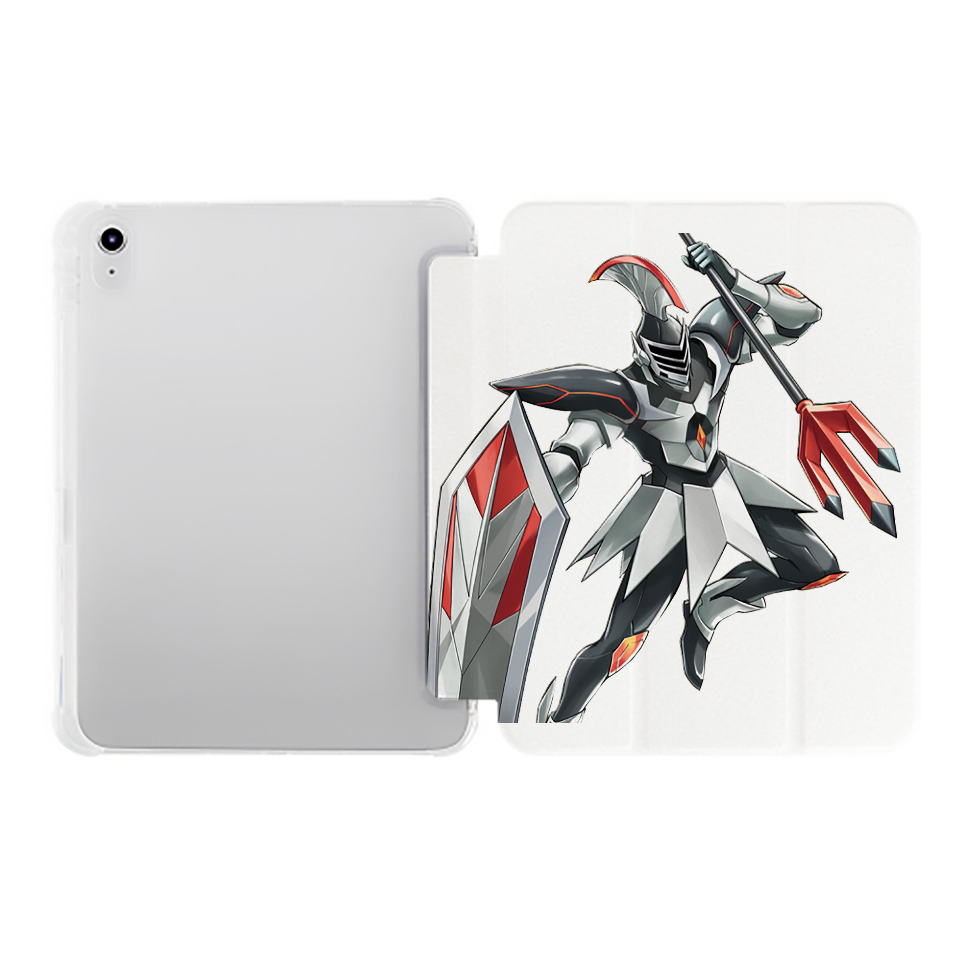 （画像用） 遊☆戯☆王 Yu-Gi-Oh! IPad ケース ペン収納付き 三つ折りスタンド PUレザー×シリコン 対応機種9.5/10.5/10.9インチ